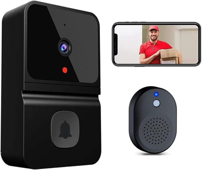 Smart WiFi Video Doorbell Camera with Wireless Chime & Two-Way Audio