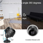 Mini WiFi Camera A9 Mini Camera Remote Monitor Home Security 1080P Camera IR Wireless Camera Smart Tracking Camera with Night Vision and Motion Detection for Indoor and Outdoor