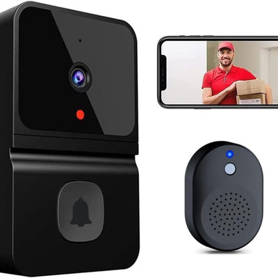 Smart WiFi Video Doorbell Camera with Wireless Chime & Two-Way Audio