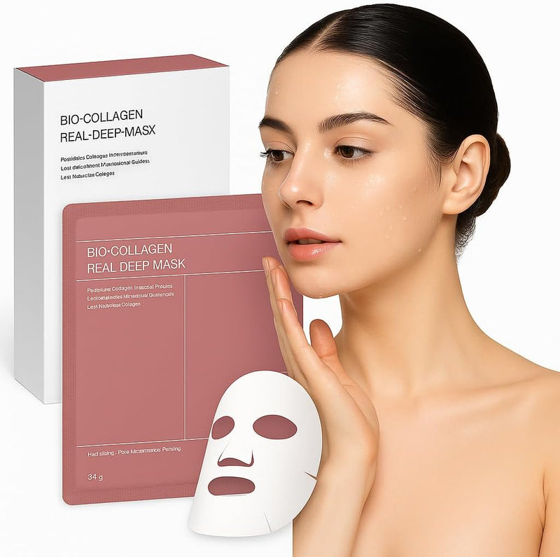 BIODANCE Bio-Collagen Deep Hydrogel Mask — Overnight Pore Minimizing | Elasticity | 34g x4