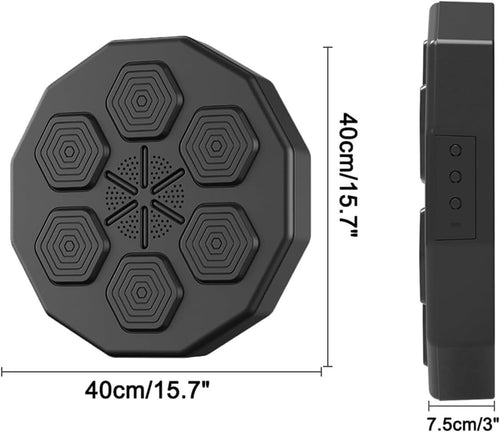 Smart Music Boxing Machine — Wall Mounted | LED + Bluetooth | Stress Relief