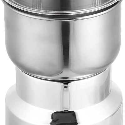 Electric Spice & Coffee Grinder — 300W Stainless Steel | 4 Blades | Portable