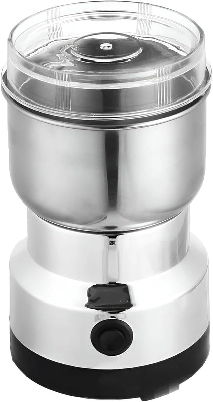 Electric Spice & Coffee Grinder — 300W Stainless Steel | 4 Blades | Portable