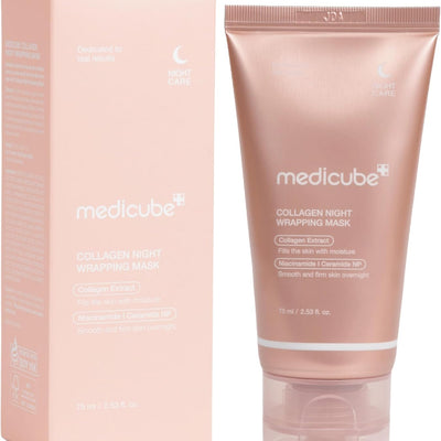 Medicube Overnight Collagen Wrapping Mask — Peel Off | 8hr Elasticity | Korean Skincare