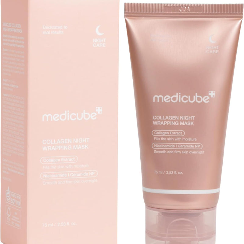Medicube Overnight Collagen Wrapping Mask — Peel Off | 8hr Elasticity | Korean Skincare