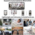 Mini WiFi Camera A9 Mini Camera Remote Monitor Home Security 1080P Camera IR Wireless Camera Smart Tracking Camera with Night Vision and Motion Detection for Indoor and Outdoor
