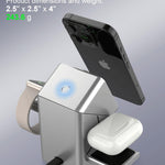 3-in-1 MagSafe Charging Station Cube – For iPhone, Apple Watch & AirPods