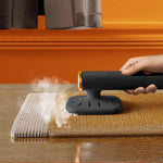 Portable Mini Steam Iron — 180° Rotatable | Dry & Wet | Travel Ready | Black