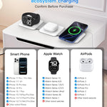 3-in-1 Foldable Wireless Charging Station for Apple Devices