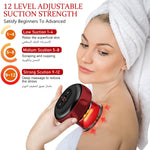 Smart Electric Cupping Machine – Vacuum Massager with Heat & Red Light Therapy