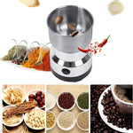 Electric Spice & Coffee Grinder — 300W Stainless Steel | 4 Blades | Portable