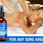 Pure Magnesium Oil Spray  — 100% Natural | Fast Absorbing | Feet & Body | Glass Bottle