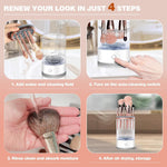 Xkimos 3-in-1 Electric Makeup Brush Cleaner