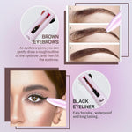 4-in-1 Makeup Pen — Eyeliner, Brow, Lip Liner & Highlighter | Waterproof | Long Lasting | Pink