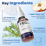 Beard & Hair Growth Serum 50ml — Minoxidil 5% | Rosemary Extract | Redensyl | Thicker Fuller Hair