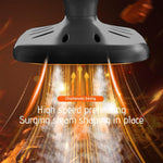 Portable Mini Steam Iron — 180° Rotatable | Dry & Wet | Travel Ready | Black