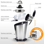 Electric Citrus Juicer 350W – Stainless Steel Orange & Lemon Juice Extractor