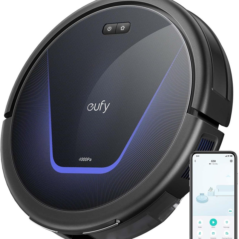 G50 Robot Vacuum Cleaner — 4000Pa Suction | Auto Detangle | Pet Hair | App Control