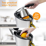 Electric Citrus Juicer 350W – Stainless Steel Orange & Lemon Juice Extractor