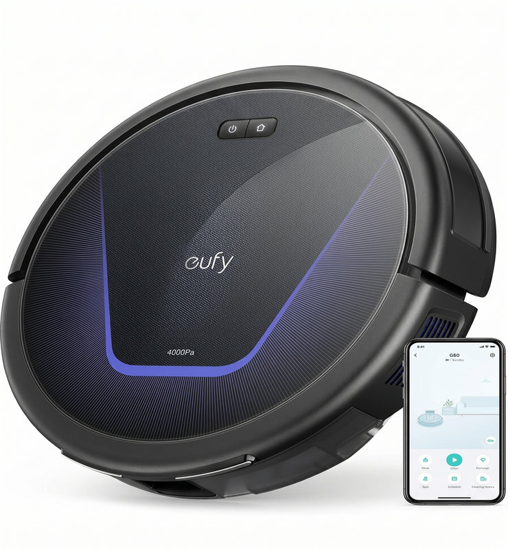 G50 Robot Vacuum Cleaner — 4000Pa Suction | Auto Detangle | Pet Hair | App Control