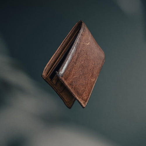 Mens Slim RFID Leather Wallet