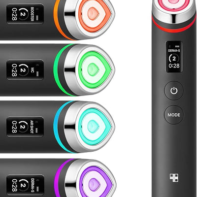 Medicube Age-R Booster Pro 6-in-1 Total Care LED Therapy, latest Upgraded version of Booster-H, for Enhanced Absorption, Radiance, Elasticity, Facial Contouring, and Pore Care, Revolutionary skincare