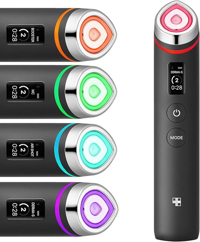 Medicube Age-R Booster Pro 6-in-1 Total Care LED Therapy, latest Upgraded version of Booster-H, for Enhanced Absorption, Radiance, Elasticity, Facial Contouring, and Pore Care, Revolutionary skincare